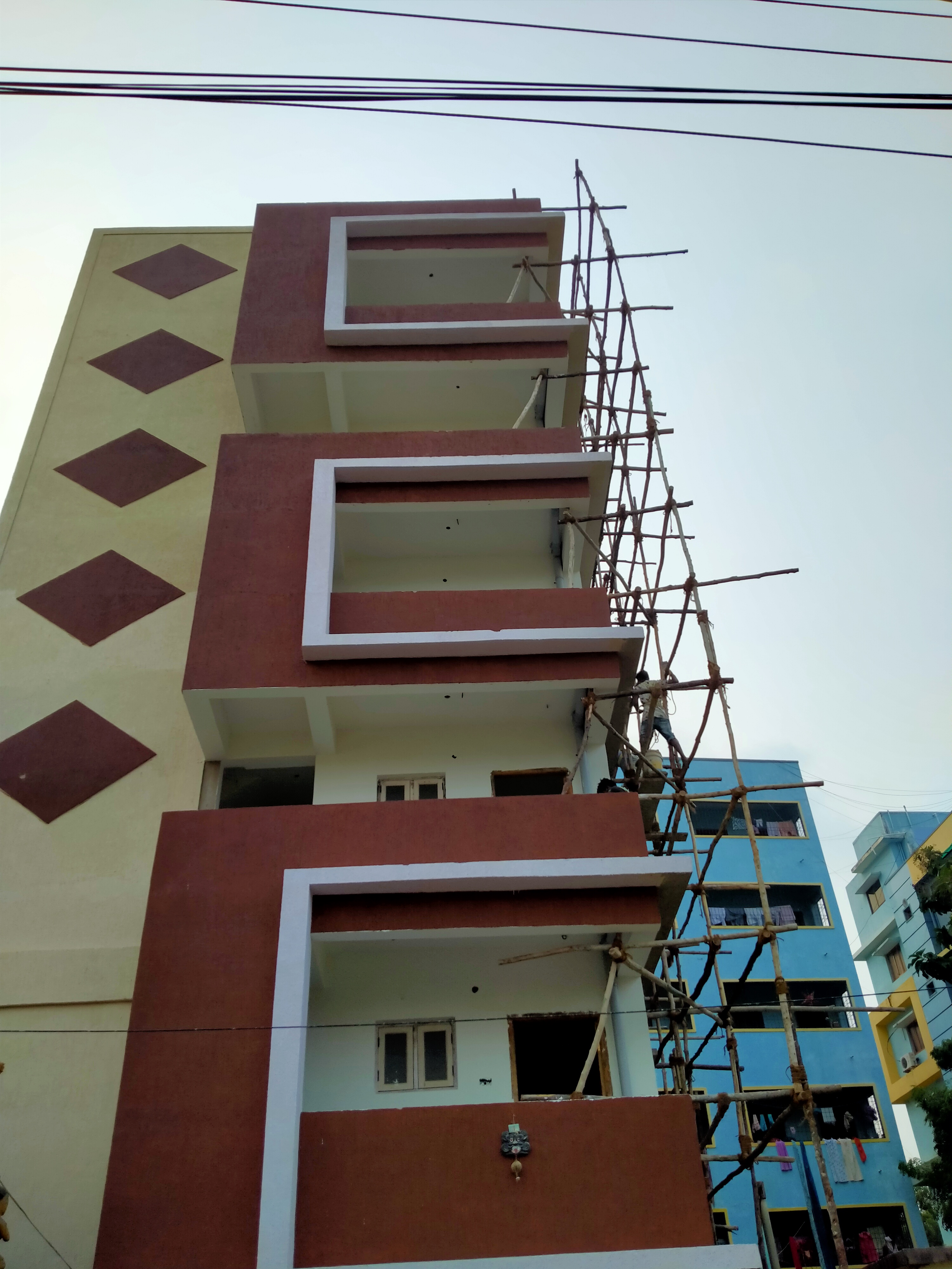 2 BHK East Facing Apartment is available for Sale at Madhruwavada near Gayathri colleage, Vizag