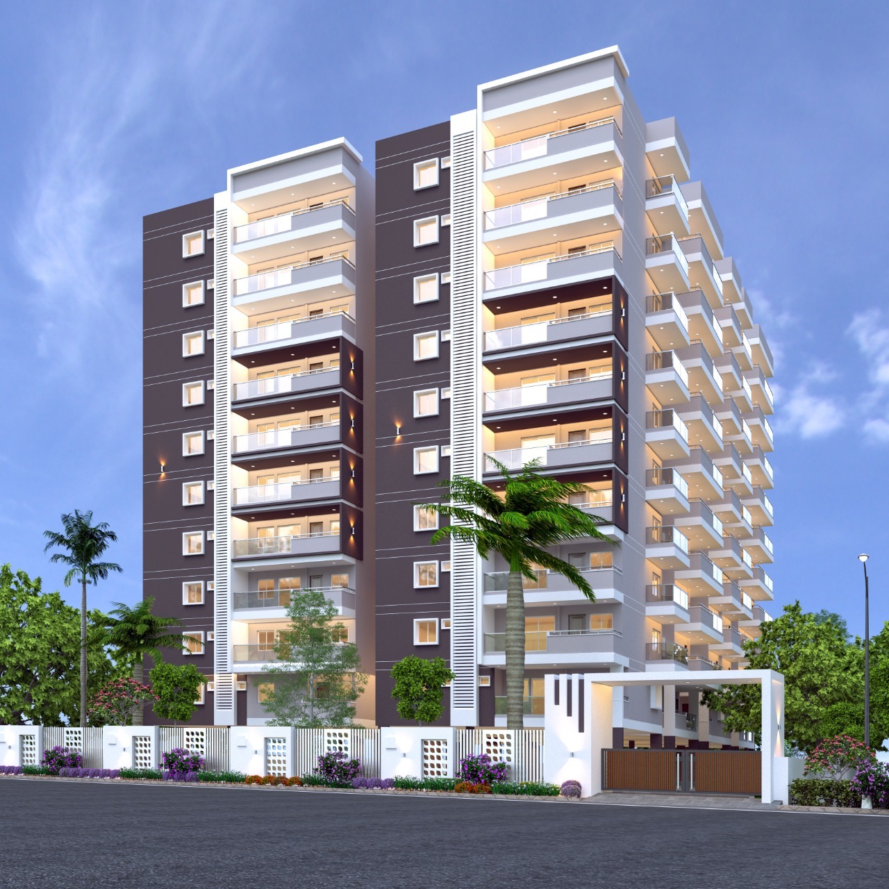 2 BHK East Facing Apartment is available for Sale at Kaakatiya Premium 2 & 3 BHK Apartments in Velimala, Hyderabad