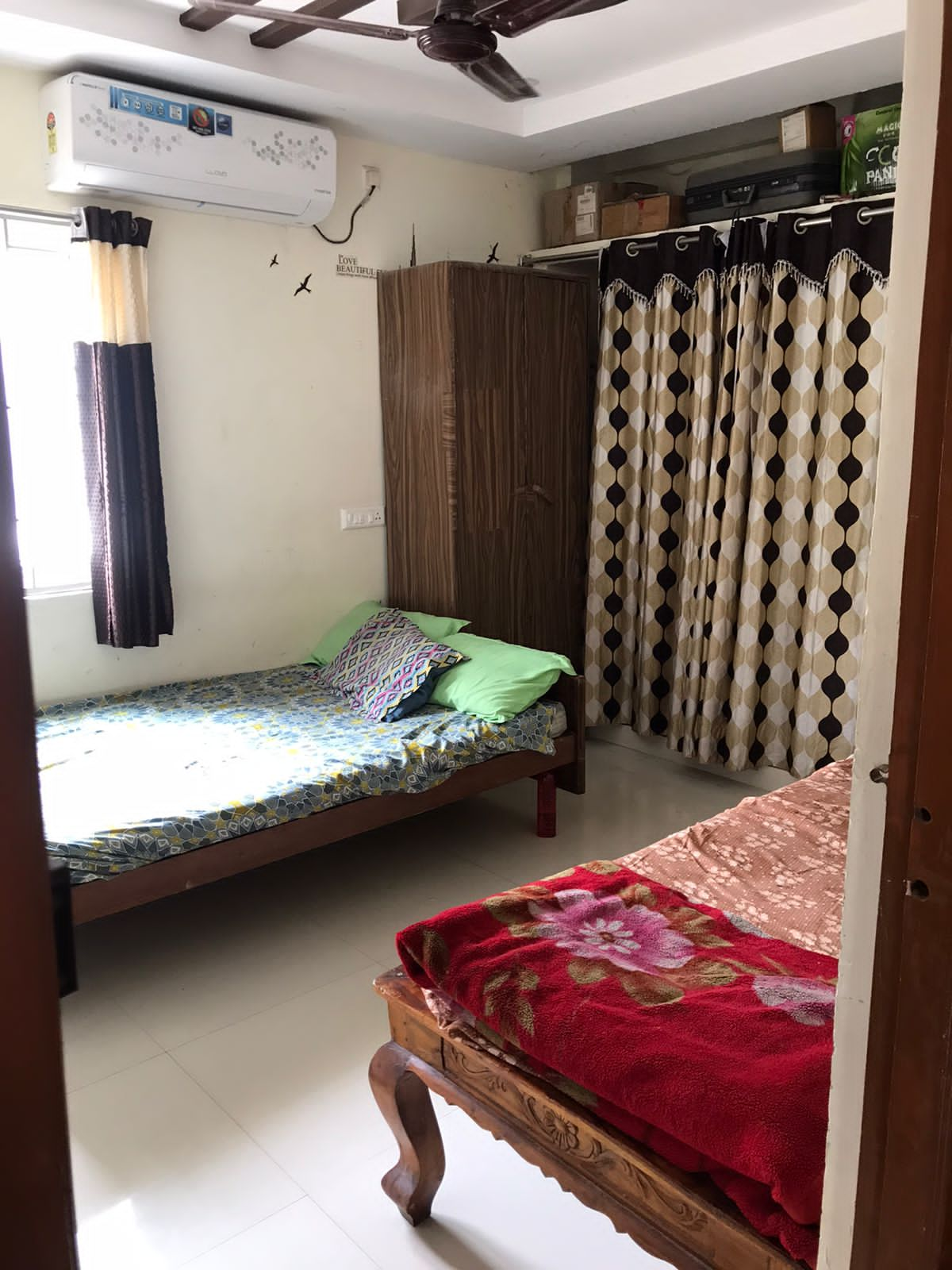 2 BHK West Facing Apartment is available for Rent at Sujathanagar, Vizag