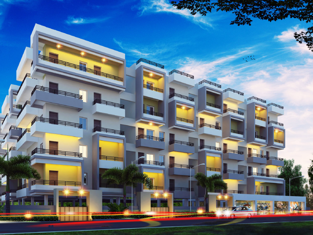 2 BHK West Facing Apartment is available for Sale at Royal Nagar, Tirupati